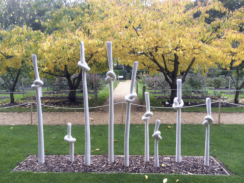  ‘Remembrance’ exhibited in the garden Swiss Cottage 